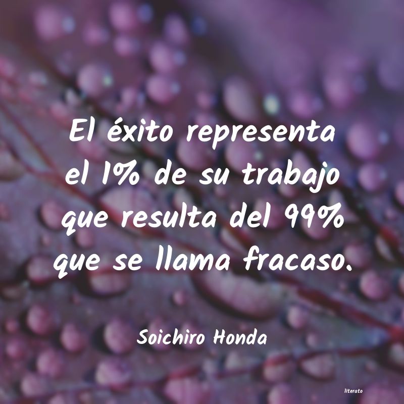 frases de Soichiro Honda