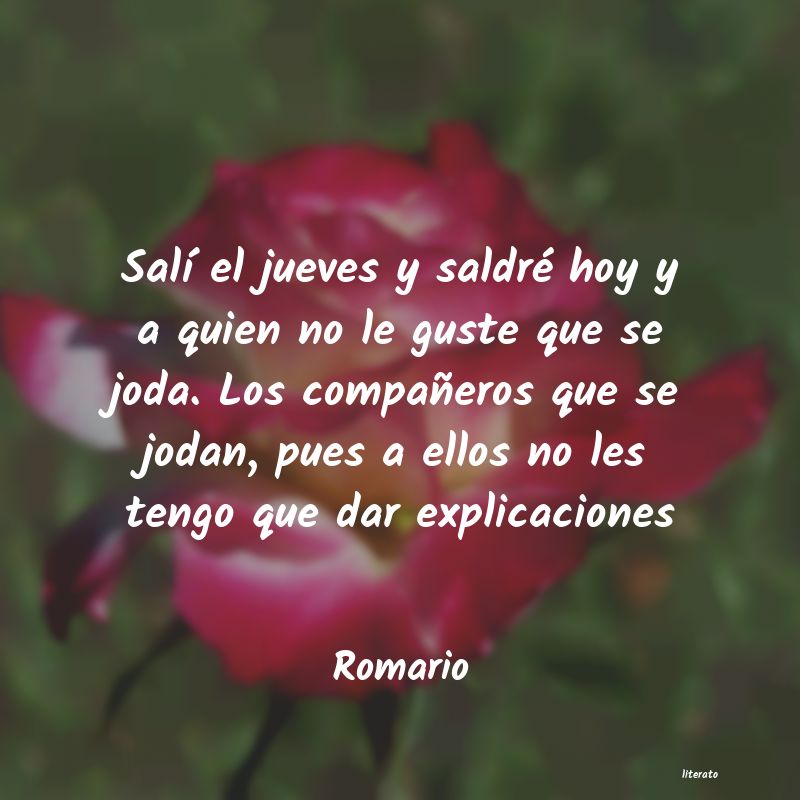 frases de Romario