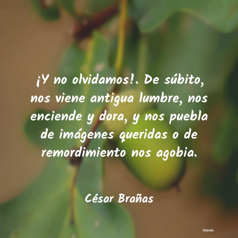 frases de CÃ©sar BraÃ±as