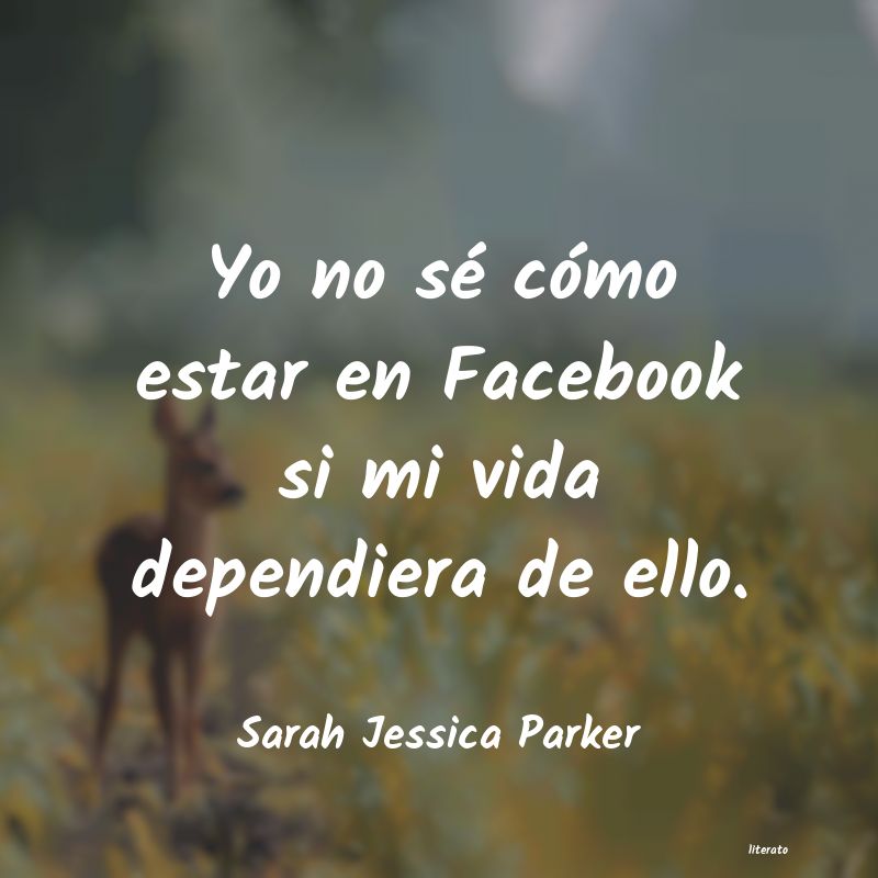 frases de Sarah Jessica Parker