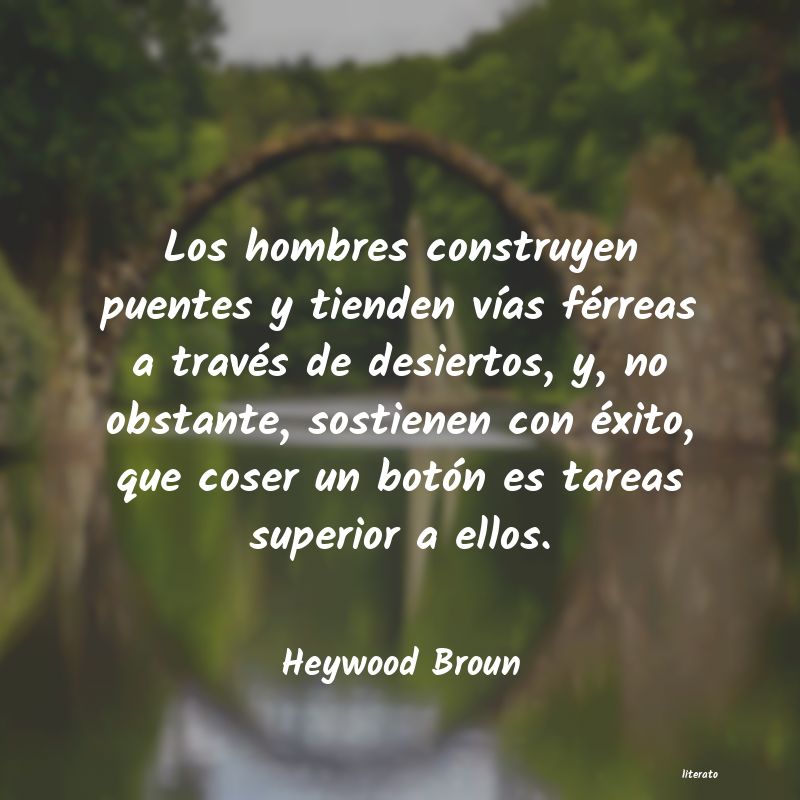Frases de Heywood Broun
