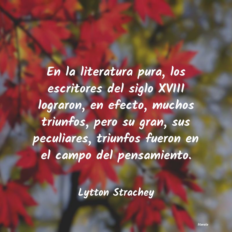 frases de Lytton Strachey