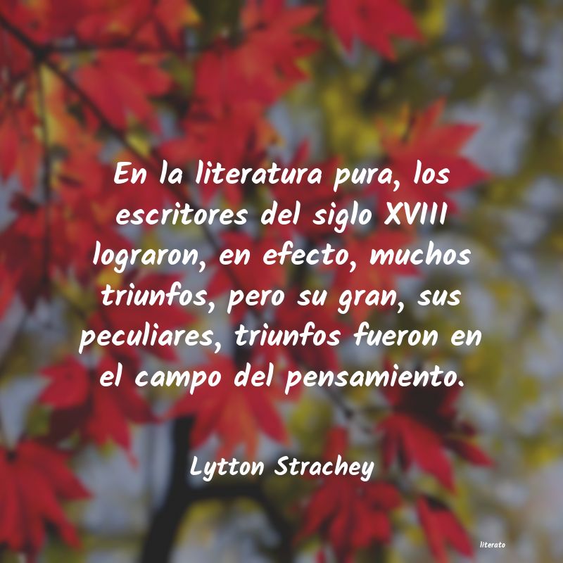 Frases de Lytton Strachey