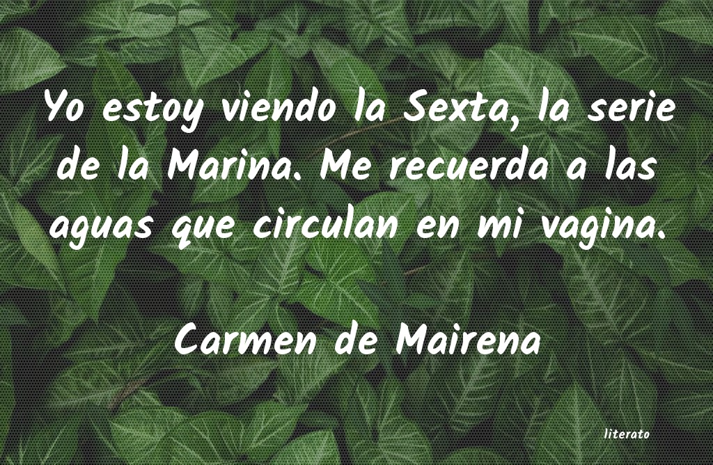 Frases de Carmen de Mairena