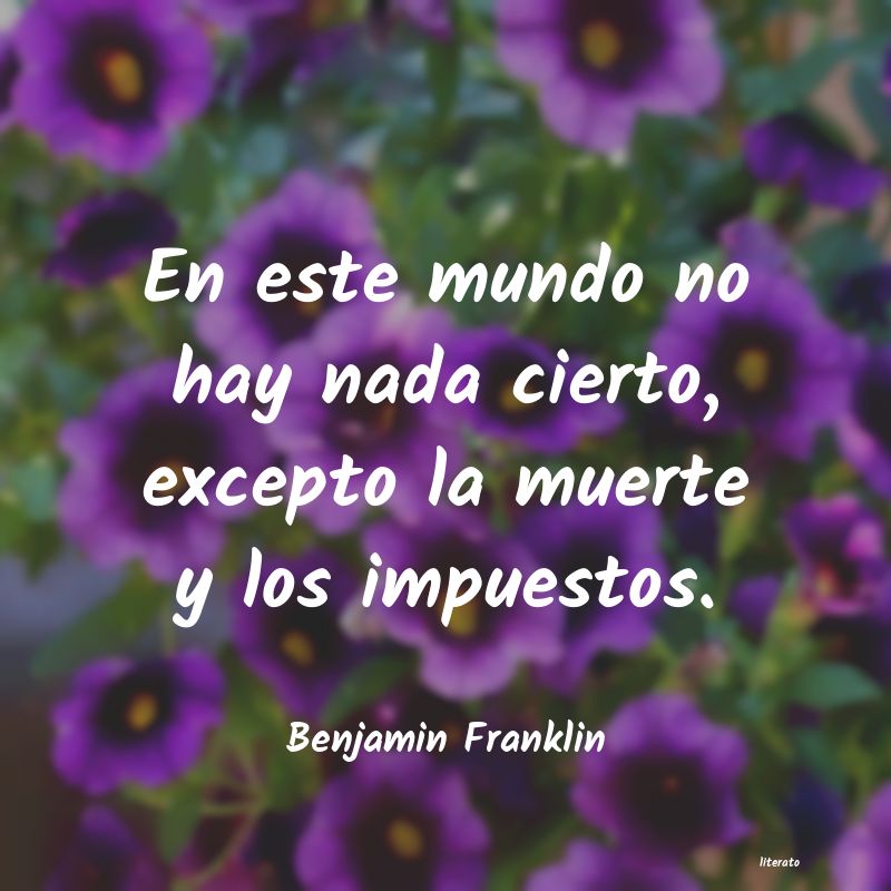 Frases de Benjamin Franklin