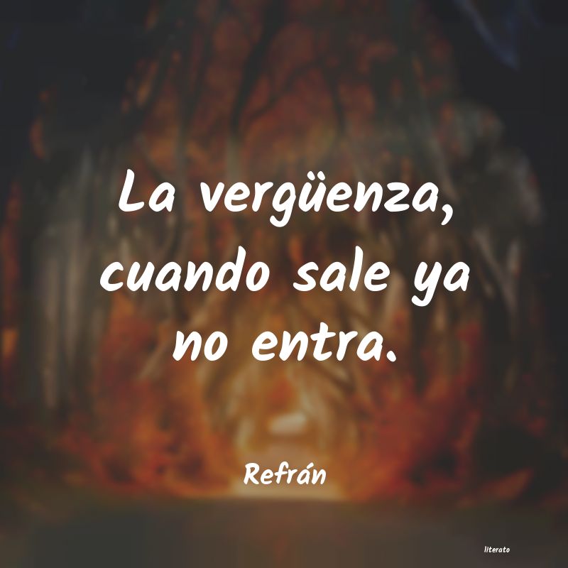 frases de Refrán