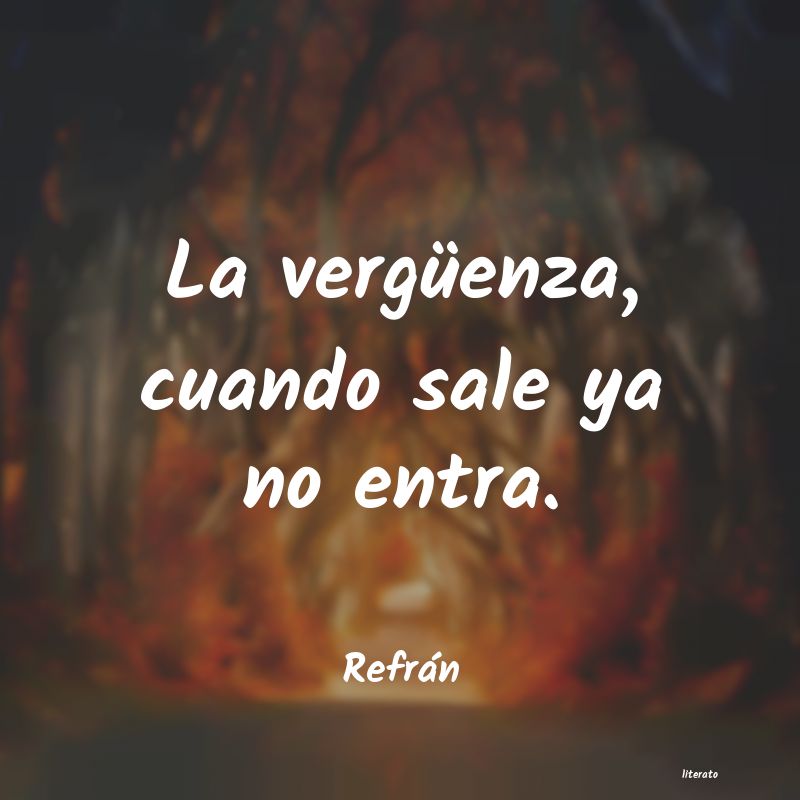 Frases de Refrán