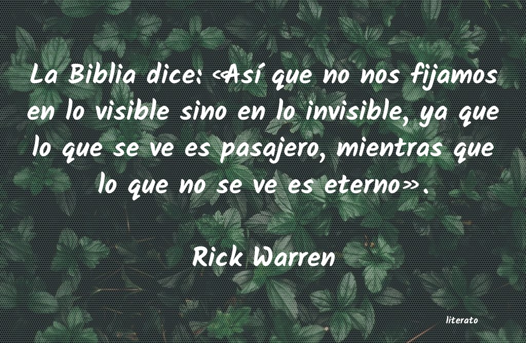 Frases de Rick Warren