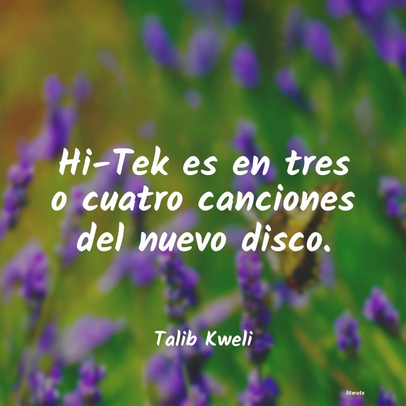 Frases de Talib Kweli