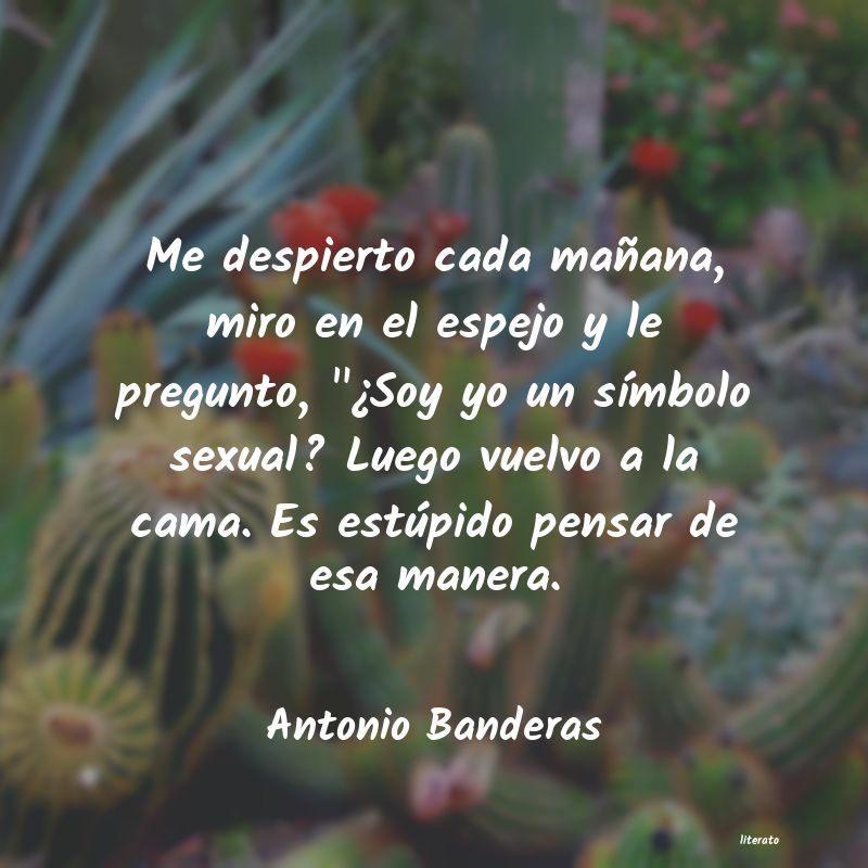 Frases de Antonio Banderas