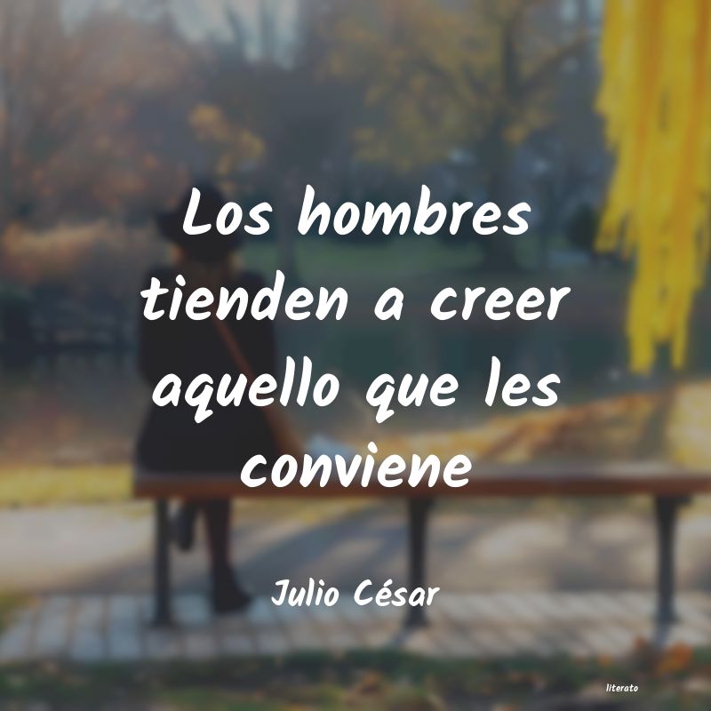 frases de Julio César