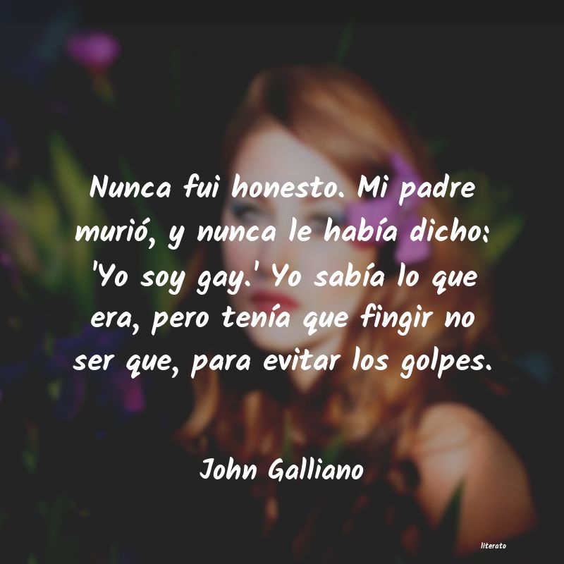 Frases de John Galliano