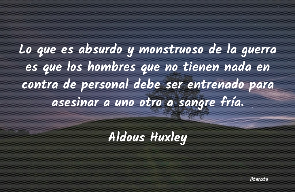 frases de Aldous Huxley