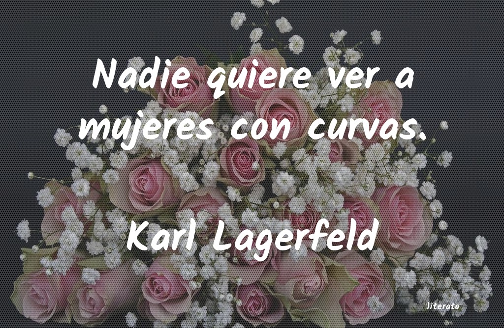 frases de Karl Lagerfeld