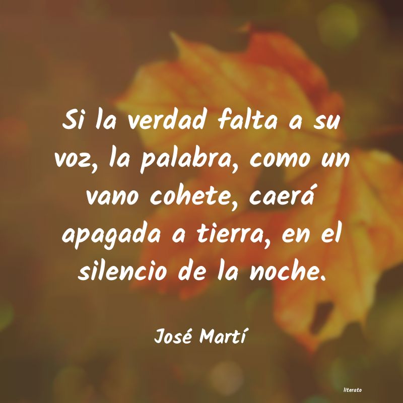 Frases de José Martí