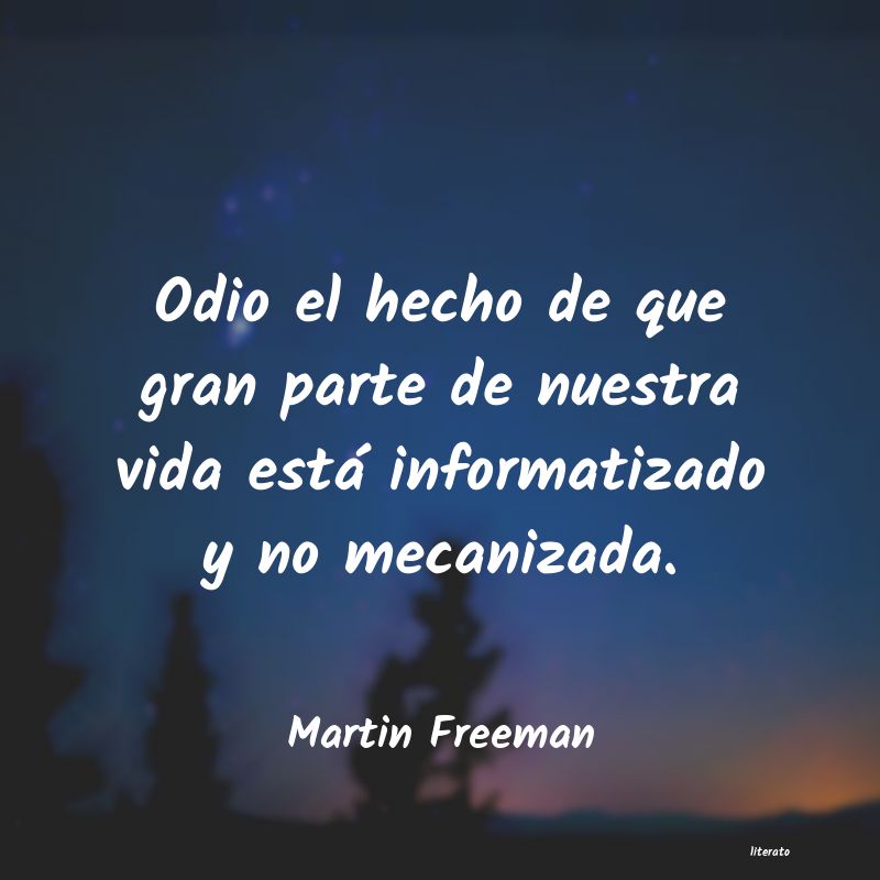 Frases de Martin Freeman