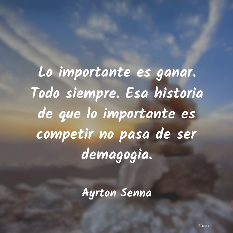 frases de Ayrton Senna