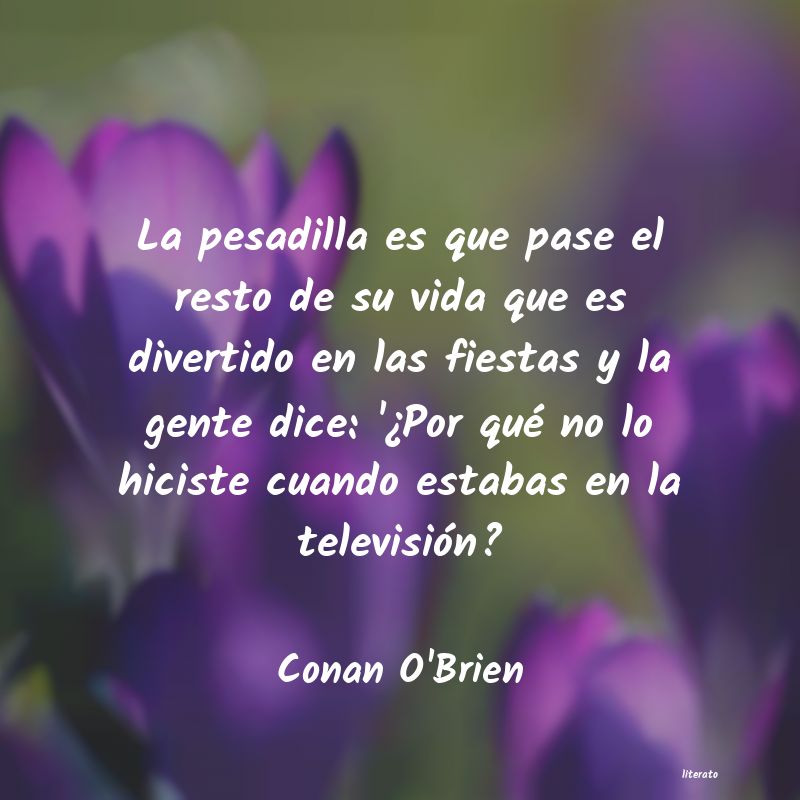 Frases de Conan O'Brien