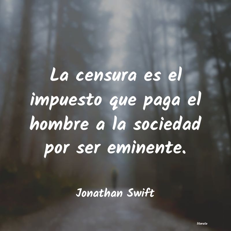 Frases de Jonathan Swift