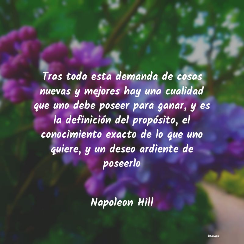 Frases de Napoleon Hill