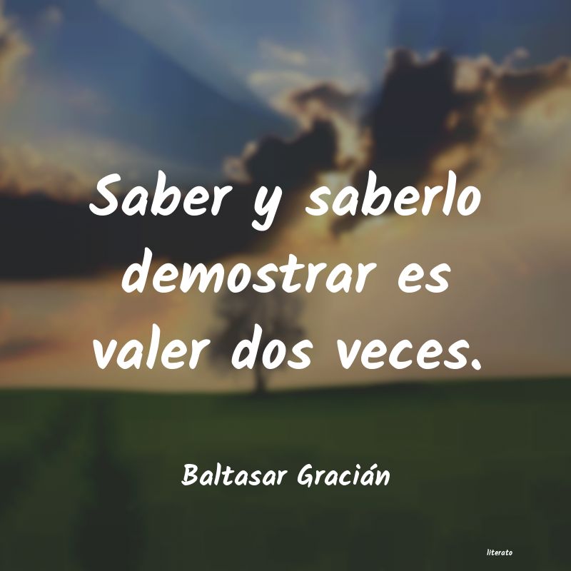 Frases de Baltasar Gracián