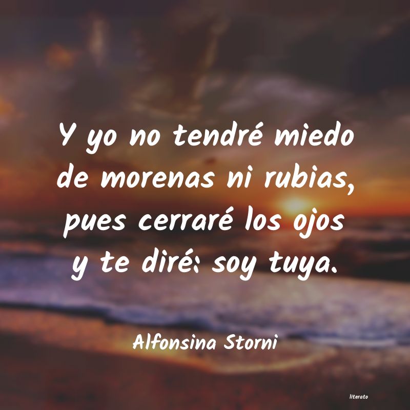 Frases de Alfonsina Storni