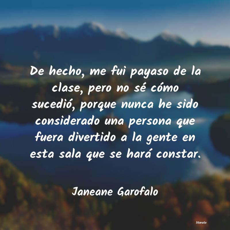 Frases de Janeane Garofalo