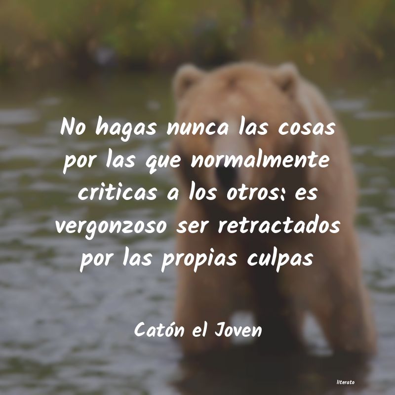 Frases de Catón el Joven