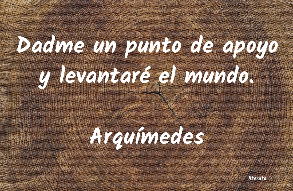 frases de ArquÃmedes