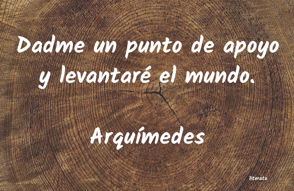 Frases de Arquímedes