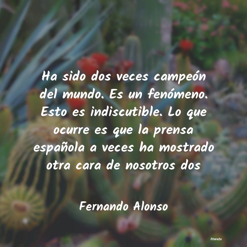 frases de Fernando Alonso