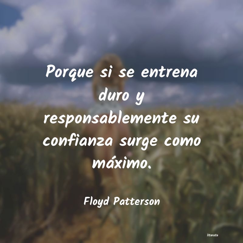 frases de Floyd Patterson