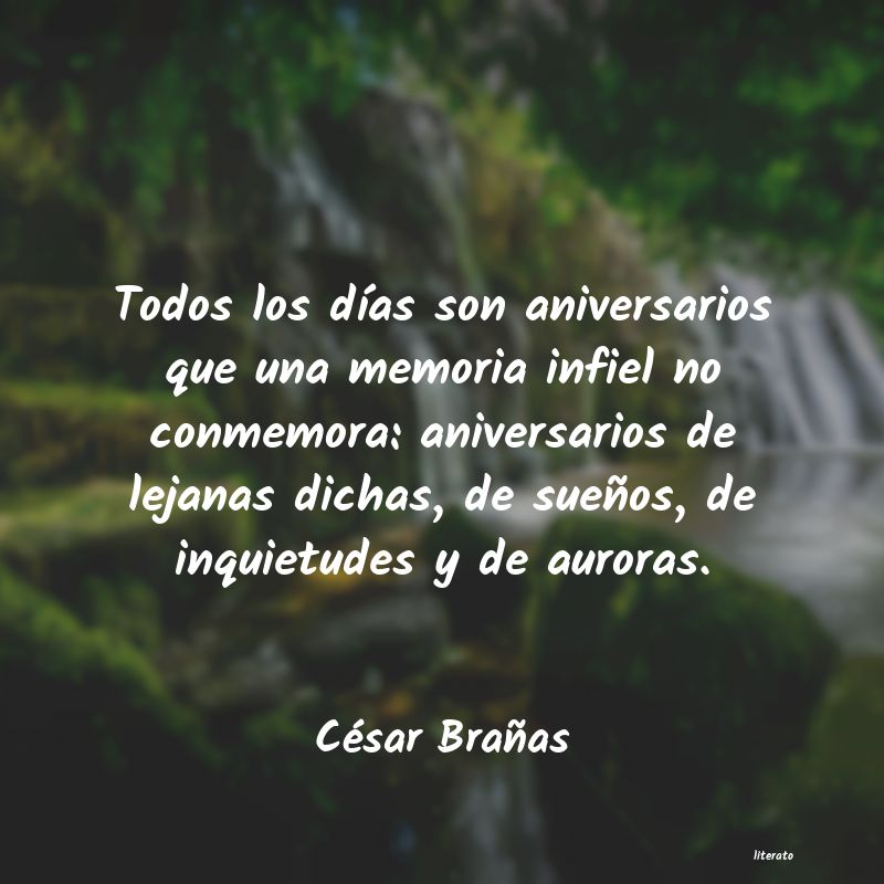 frases cortas de cesar lozano