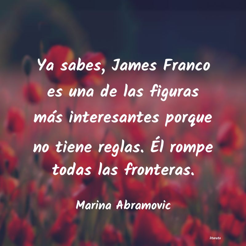 frases de Marina Abramovic