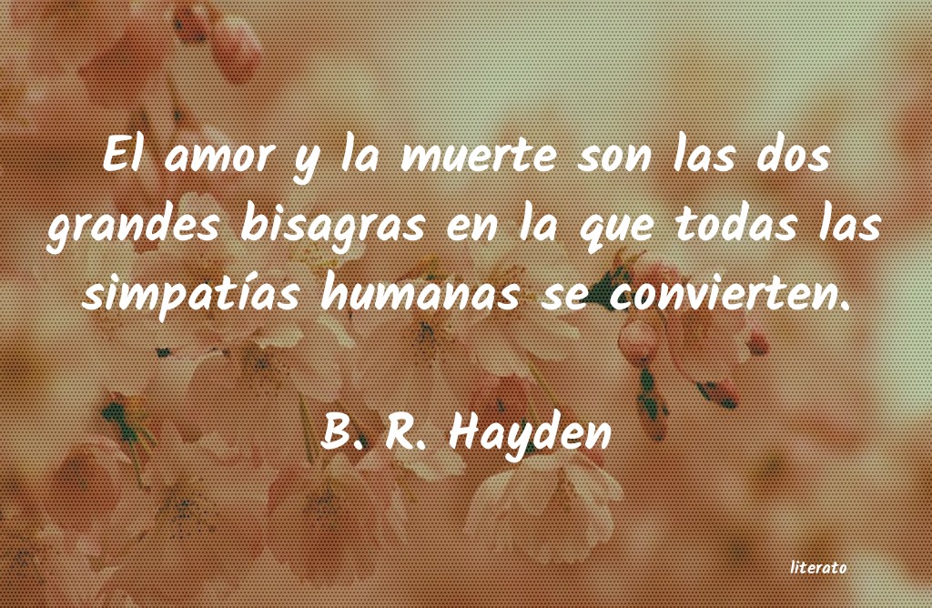 frases de B. R. Hayden