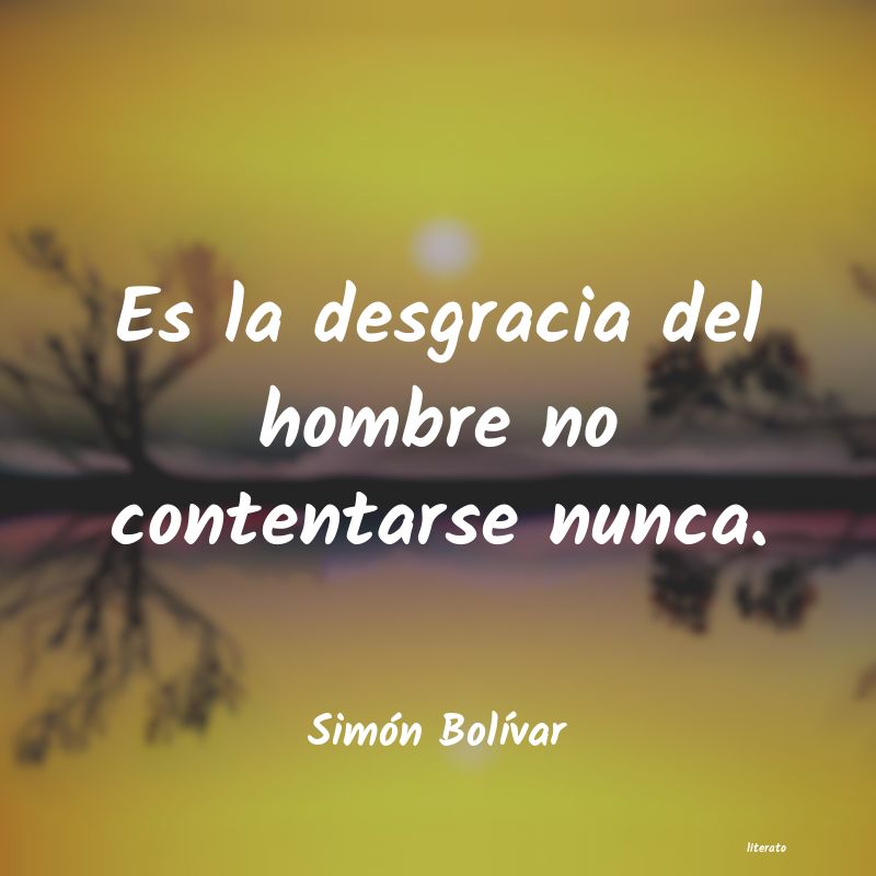 frases de Simón BolÃvar