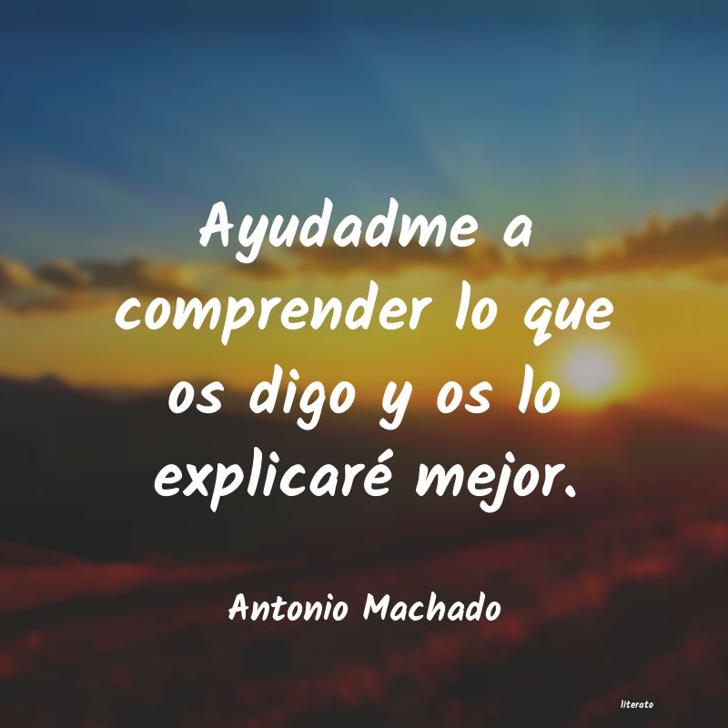 frases de Antonio Machado