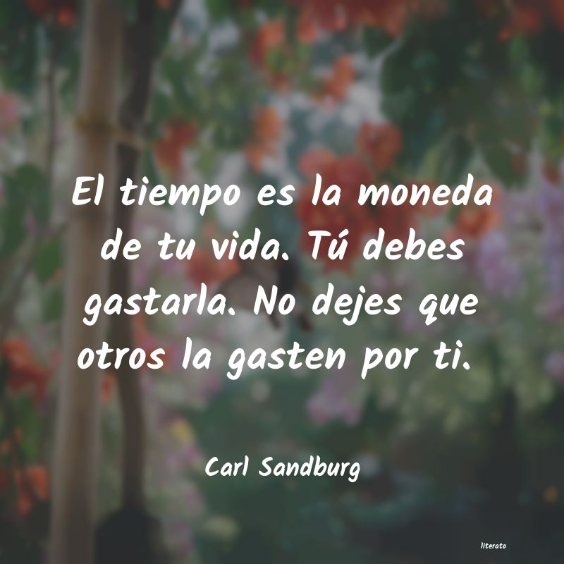 frases de Carl Sandburg