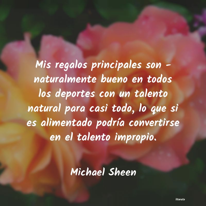 frases de Michael Sheen
