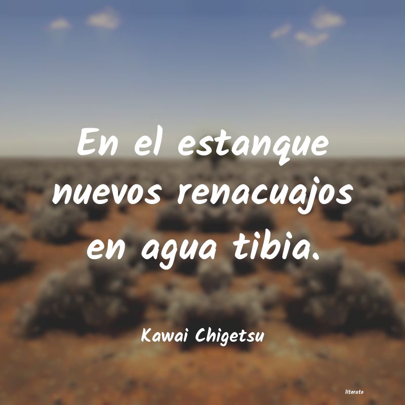 frases de Kawai Chigetsu
