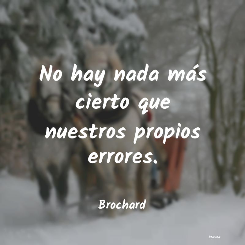 frases de Brochard