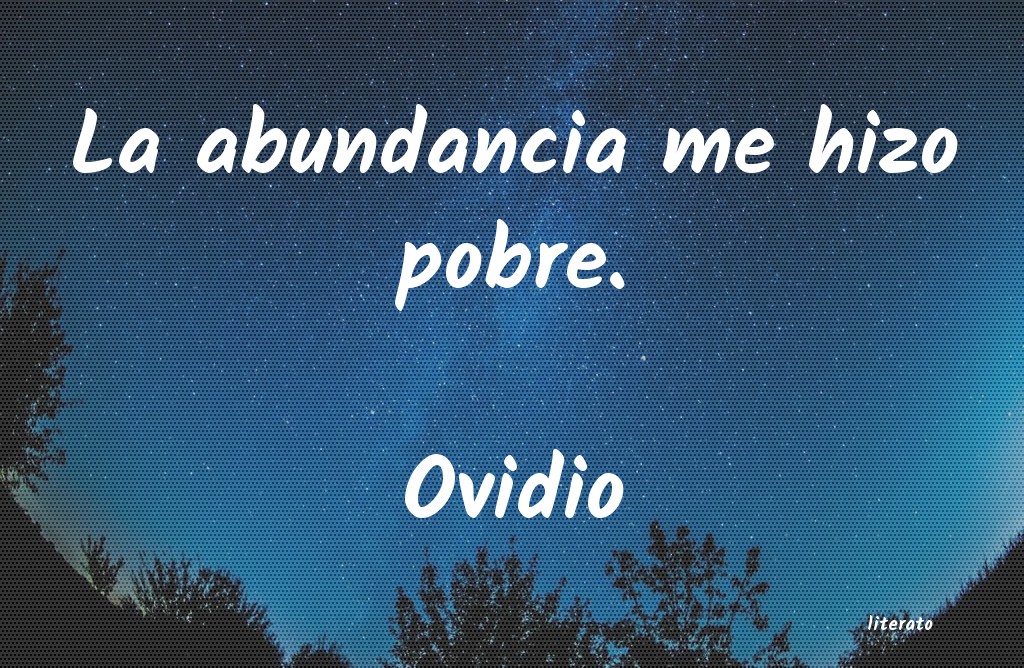 Frases de Ovidio