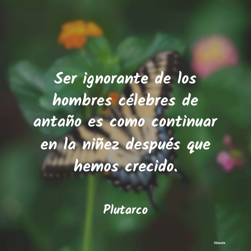 Frases de Plutarco