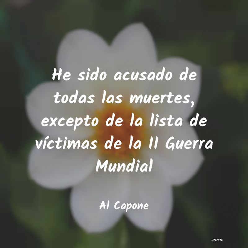 frases de Al Capone