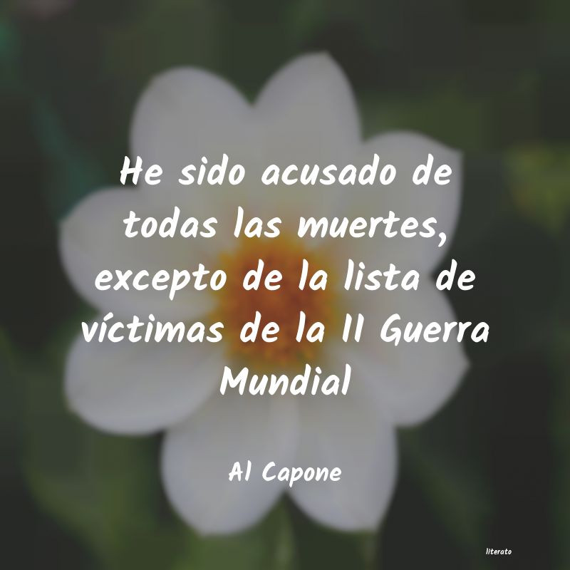 Frases de Al Capone