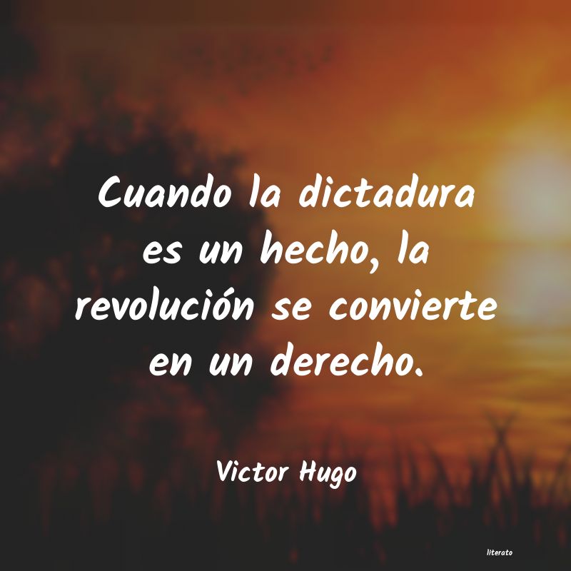 Frases de Victor Hugo