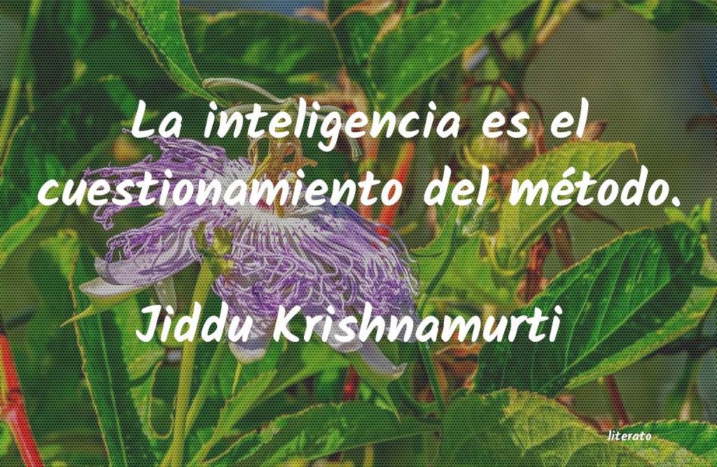 Frases de Jiddu Krishnamurti