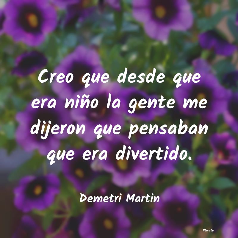 Frases de Demetri Martin