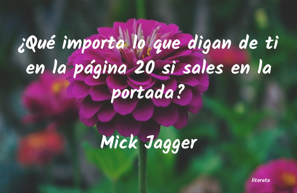 Frases de Mick Jagger