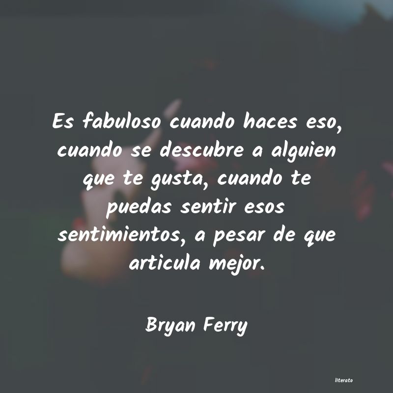 Frases de Bryan Ferry